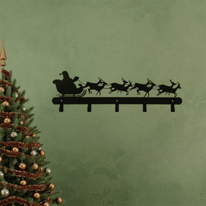 CIFbuy Ganci da Parete Moderni in Ferro a Forma di Babbo Natale e Pupazzo di Neve, Appendiabiti Festivi Rimovibili a Livello Singolo per Bagno e Cucina, in Carta - Product Image 4