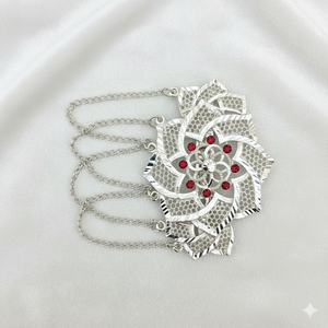 Peigne à cheveux MOLL JEWELLERS vintage plaqué or, fait main, écologique, étanche, élégant, mini animaux, fleurs scintillantes, en alliage - Product Image 4