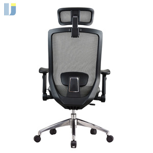 Lumbar Support Full Mesh Office Chair with Aluminum Base Comfortable and Stylish <b>Furniture</b> - Product Image 3