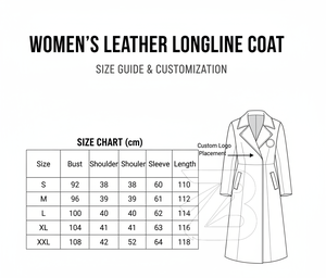 Women Genuine Leather Longline Coat Custom Logo OEM ODM Wholesale Minimal Single Breasted Knee Length Outerwear - Product Image 6
