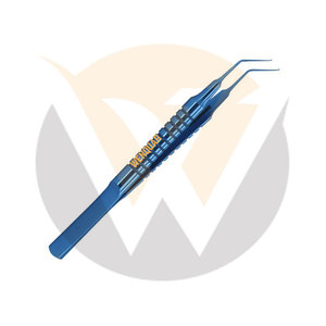 Pinzas Quirúrgicas Oftálmicas Anguladas para Capsulorrexis de Acero Inoxidable de Alta Calidad, Grado A+, Certificación CE, Uso Hospitalario, Wenquar - Product Image 3