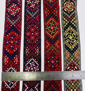 Exclusivo encaje jacquard con diseño floral para decoración de vestidos de novia, bordados y prendas de vestir, proveedor OEM de textiles. - Product Image 6