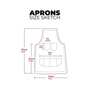 Hot Selling High Quality Breathable Comfortable Quick Dry Customized Leather <b>Apron</b> for Outdoor Activities & Restaurant Use - Product Image 6