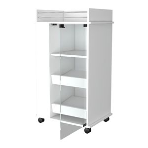 Carrello Bar bianco con portiera in vetro portiera carrelli Willow Park-Set per bevande - Product Image 4