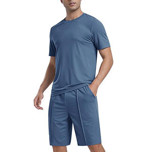 Conjunto Deportivo de Verano Personalizado para Hombre, de 2 Piezas, Secado Rápido, Ecológico, Camiseta de Manga Corta, Conjunto de Pantalones Cortos para Hombre - Product Image 6