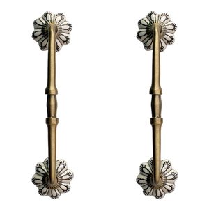 Manija de Puerta de Latón con Diseño de Rostro de Diosa para Puerta Principal, Tirador Antiguo Vintage, Herraje Decorativo Resistente para Hogar y Oficina - Product Image 2