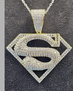 Diamond Shape Latter <b>Pendant</b> Iced Out 925 <b>Silver</b> <b>pendant</b> HipHop <b>Pendant</b> Personalize <b>initial</b> Letter <b>Pendant</b> Birthday Gift for Her - Product Image 1