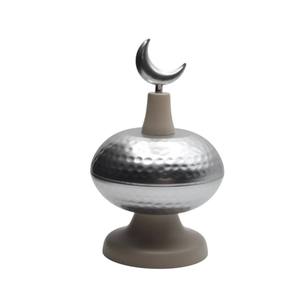 Minaretes Decorativos Hechos a Mano con Forma Redonda, Acabado Plateado, Venta al por Mayor, Minarete Metálico de Lujo - Product Image 5