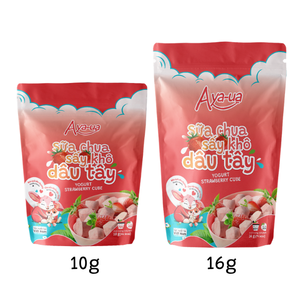 Cubes de yaourt lyophilisé naturel saveur fraise - Riches en probiotiques, sans conservateurs - Fabriqué au Vietnam - Paquet de 10g - Product Image 5