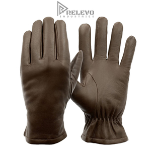Gants unisexes classiques en cuir véritable, doux, confortables, respirants, logo personnalisé sur le devant et le dos, toutes les couleurs disponibles, toutes les saisons - Product Image 1