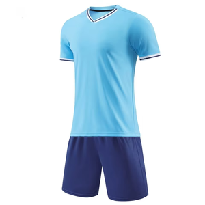 Nouvel ensemble de maillots de football personnalisés, respirant et anti-transpiration, maillot et short à manches courtes, 2 pièces, vêtements de sport à séchage rapide, kits d'équipe de football - Product Image 5