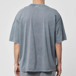 เสื้อยืดผู้ชายไซส์ใหญ่ ผ้าฝ้าย 100% สีพื้น ไม่ยับ ทรงหลวม ปรับความยาวได้ - Product Image 4