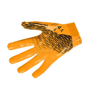 Guantes de Fútbol Americano de Cuero con Ajuste Cómodo, Agarre Antideslizante Fuerte, Transpirables, Ligeros, Cierre de Gancho y Bucle, Movimiento Activo - Product Image 6