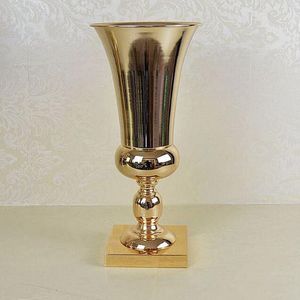 Vase à fleurs en aluminium fait main, personnalisé et doré, pour la décoration de la maison et du jardin, pots à fleurs pour les événements et les décorations de mariage - Product Image 5