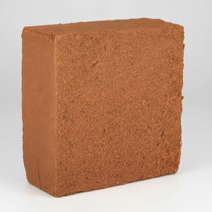Bloc de fibre de coco Exim d'outre-mer biodégradable et écologique à haute rétention d'eau 5kg 30x30x12cm pour l'agriculture, les fleurs et les engrais - Product Image 1