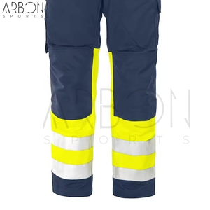 Newest Durable Industrial Good Seller New Trendy OEM ODM Service Heavy Duty Navy Blue Work Safety Pants For Wholesale Rate - Product Image 4