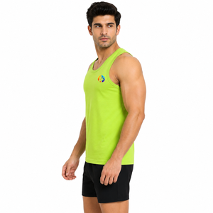 Camiseta sin mangas para hombre de estilo minimalista, con tela suave y duradera, ideal para practicar deportes, paseos de verano y uso diario. - Product Image 4