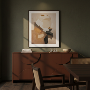 ตู้ข้างไม้ทรงครึ่งวงกลมทันสมัย ตู้ไม้ทรงครึ่งวงกลม 4 ประตู ตู้ไม้ทรงโค้ง ดีไซน์โค้งทันสมัยสำหรับจัดเก็บ - Product Image 5