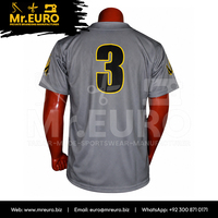 Maillot de baseball personnalisé unisexe, col en V, manches courtes, fermeture à boutons, impression sublimée, séchage rapide, coupe ample, adulte, toutes saisons, 100% coton