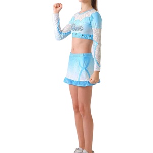 Uniformes de Porristas Personalizados al por Mayor de Solid Traders, Talla Adulto, 100% Poliéster, Impresión por Sublimación, Servicio OEM Disponible - Product Image 3