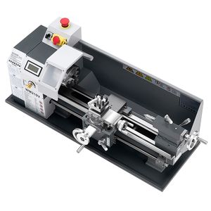 Tornio da banco 550W 8 x 16 pollici a velocità variabile 0-2500 RPM con precisione mandrino 0.0003 e ingranaggi in metallo per metallurgia - Product Image 6