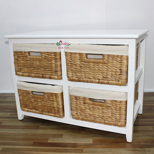 Artex Dong Thap Artisanat naturel Armoire de rangement en jonc de mer faite à la main Paniers de meubles de bureau directs d'usine du Vietnam - Product Image 5