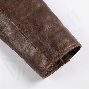 Veste de moto en cuir véritable pour homme de qualité supérieure, nouvelle arrivée, vestes de moto d'hiver, protections amovibles, personnalisables - Product Image 6