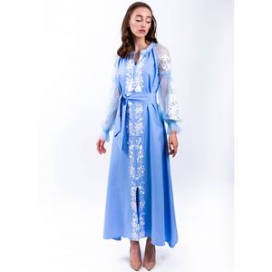 Vestido Tradicional Bordado de la Mejor Calidad para Mujer, Lavable, Hecho a Mano, en el Mejor Color, Estilo Ucraniano, Vestido de Lino Bordado - Product Image 4