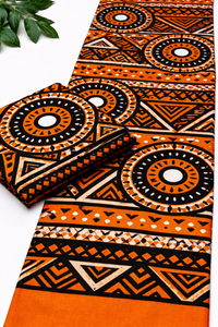 Tissu en coton Ankara imprimé wax africain du Ghana, motif traditionnel pour vêtements, Congo - Product Image 3