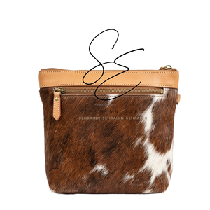 Bolso Bandolera de Cuero Genuino 2026 con Cierre de Cremallera y Piel Auténtica, Estilo Bohemio, para Uso Diario, Mini Bolso de Hombro - Product Image 5