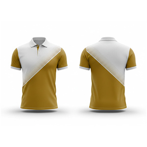 Camiseta de Cricket Cómoda de Mezcla de Algodón/Poliéster, Manga Corta, Ropa Deportiva para Hombre para Todas las Temporadas - Oferta de Fábrica al por Mayor - Product Image 4