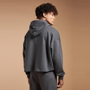 เสื้อฮู้ดแบบสวมศีรษะของผู้ชายเสื้อครอปผ้าฝ้ายหนา360 GSM เสื้อครอป - Product Image 6
