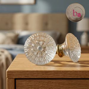 Pomo y Tirador de Muebles de Cerámica con Diseño Industrial en Forma de Flor, Duradero, para Aplicaciones en Dormitorios, Comedores y Salas de Estar - Product Image 1