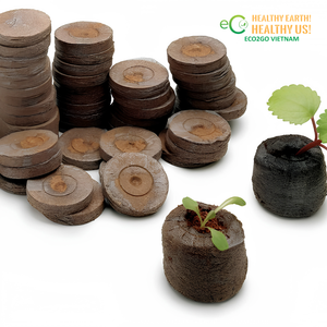 ECO2GO VIETNAM Pastilles de coco extensibles pour semis, pour serres, pépinières et jeunes pousses de légumes - Product Image 2