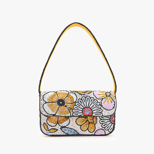 กระเป๋าคลัทช์ลูกปัดทำมือ กระเป๋าออกงานคุณภาพดีที่สุด กระเป๋าหรูขายส่ง Guru Kirpa Export House - Product Image 1