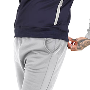 Conjunto Deportivo para Hombre con Bloques de Color, Estilo Casual, Poliéster y Algodón, Corte Regular, con Bolsillos Laterales, para Otoño - Product Image 4