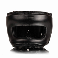 Protège-têtes de lutte, de boxe et de MMA en cuir de haute qualité avec logo personnalisé, fermeture à boucle, pour adultes, durables, légers, confortables et sécuritaires