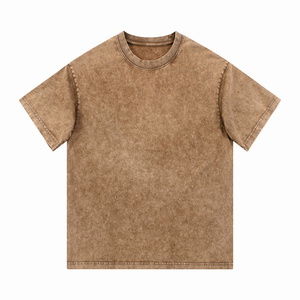 Camisetas 100% Algodón al por Mayor, Fabricante OEM Personalizado, Producción a Granel de Alto GSM, Proveedor de Ropa de Marca Privada - Product Image 1