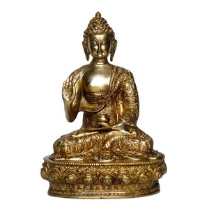 Estatua de Buda de Latón de Estilo Antiguo, Muy Solicitada, para Decoración del Hogar o Colección Cultural, Disponible a Precio de Exportación - Product Image 6