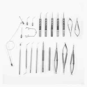 Ensemble d'instruments de microchirurgie ophtalmique de précision en acier inoxydable pour la chirurgie de la cataracte - Product Image 2
