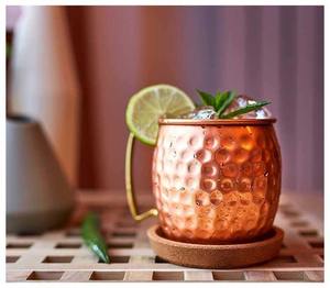 Luxury Pure Copper Drinking Mug Handmade Copper Coffee Mug Polished Finish by Madiha Art and Crafts - Product Image 3