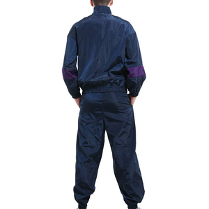 Ensemble veste et pantalon coupe-vent léger pour homme, idéal pour les sports de plein air, la course à pied, l'entraînement et les tenues décontractées. - Product Image 3