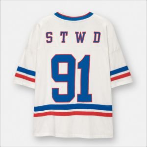 Camisetas de algodón de primera calidad con cuello en V, de dos tonos, elegantes y a la moda, las mejores camisetas de estilo urbano hip hop para hombre. - Product Image 6