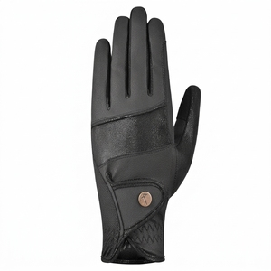Equestrian Horse Riding Gloves Full <b>Finger</b> Windproof Summer Leather Drawstring Closure Outdoor Sports Horse Racing Unisex - Product Image 3