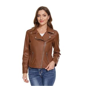 Genuine Leather Women's Clothing Jackets Customize Design And Color Women's Leather Jackets For Adults Women's Leather Jackets - Product Image 6