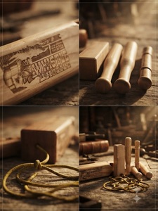 นกหวีดรถไฟไม้ทำมือ ทนทาน ไม้ธรรมชาติ ของเล่นผจญภัยกลางแจ้ง ของขวัญ - Product Image 6