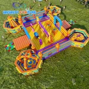 Infinity <span class=keywords><strong>Funpark</strong></span> Kommerzieller Outdoor-Riesen-Freizeitpark Großes Aufblasbares Themenpark Attraktiver Aufblasbarer Kinderspielplatz - Product Image 5