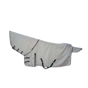 Manta para Caballo de Polialgodón de 260 GSM, Impermeable y Transpirable, con Doble Hebilla en el Cuello, Cubierta Resistente para Establos y Exteriores - Product Image 3