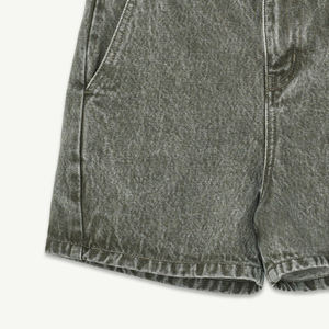 Shorts en jean personnalisés avec logo pour l'école et les loisirs en extérieur, style décontracté quotidien, coutures durables, style urbain moderne pour garçons 2026 - Product Image 3