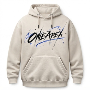 Sweat à capuche personnalisé pour homme, style streetwear décontracté, imprimé animal, 100% coton, coupe classique, hiver, OEM ODM - Product Image 2